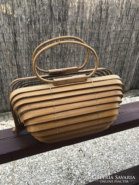 Retro bamboo bag from the 1960s.