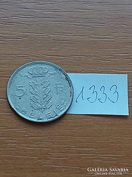 Belgium belgie 5 francs 1978 1333