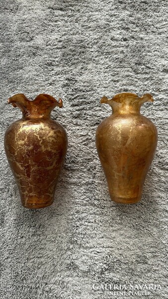 A pair of Murano vases
