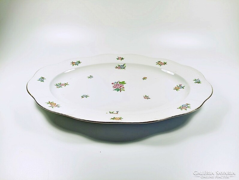 Herend, steak tray with Eton pattern (102), hand-painted porcelain, flawless! (J363)