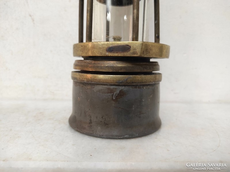 Antik bányász szerszám vájár bakter vasutas karbid lámpa 339 7115