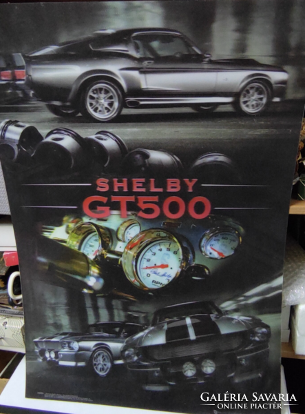 Shelby gt 500 3d car poster wall picture