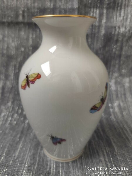 Herend, flawless rotschild pattern vase (ro)