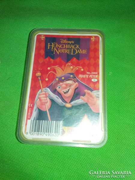 Old piatnik disney the tower guard of notre dame black peter card game with the box according to the pictures