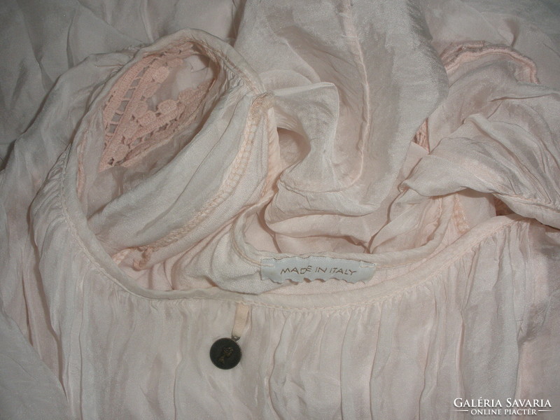Silk, selyemtartalmú halvány rózsaszín Italy tunika