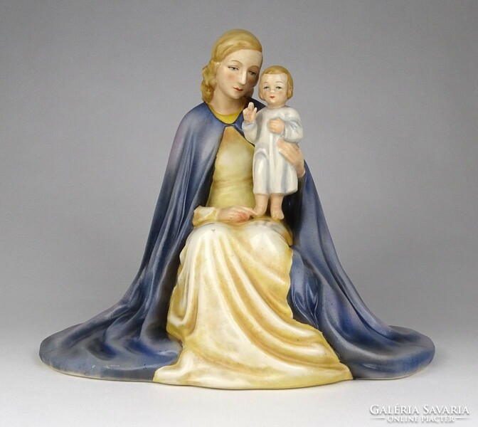 1L853 large hummel porcelain Mary with baby Jesus 20 cm