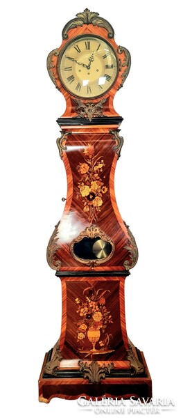 A670 inlaid standing clock