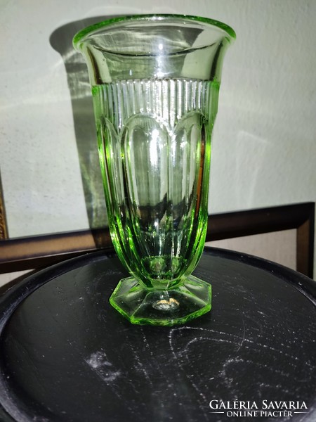 Green glass 15 cm