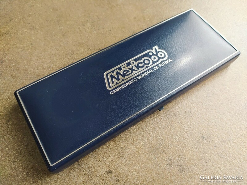 Original mexico 86 coin holder gift box (id77132)