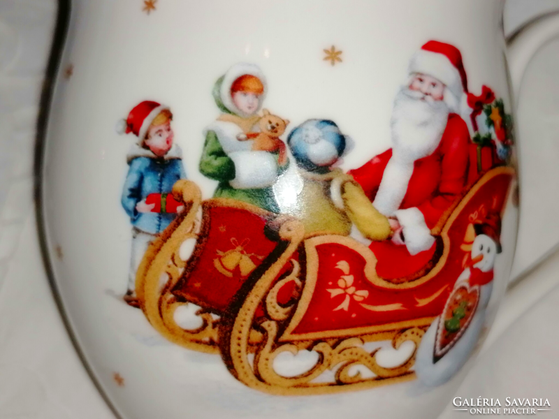 Villeroy&boch very nice, vintage-patterned Christmas belly cup, half liter
