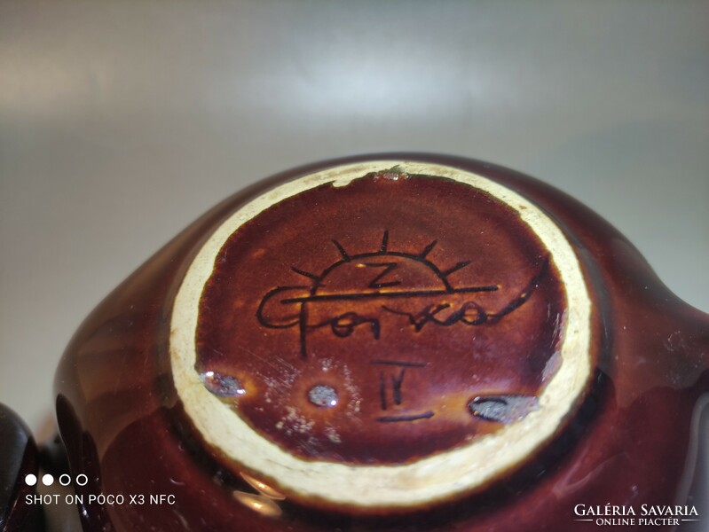Now it's worth it! Zsolnay marked gorka gauze ceramic coffee tea spout