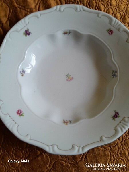 Zsolnay  barokk tollazott tányér