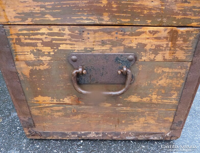 Old travel trunk.