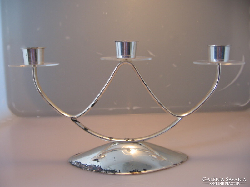 Retro wmf silver plated candle holder