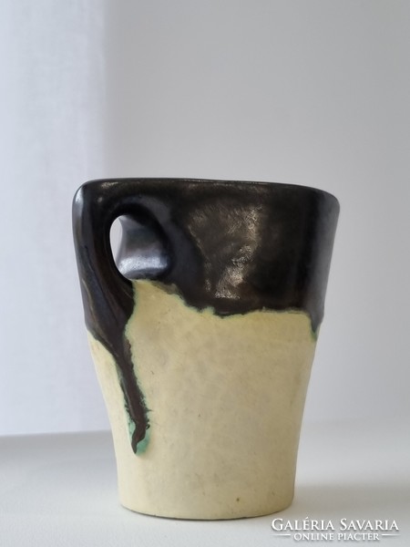 Ceramic vase with handles / spout - beautiful, old collector's item