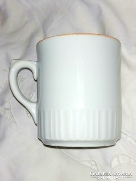 Retro mug with rare pattern, Zsolnay skirt
