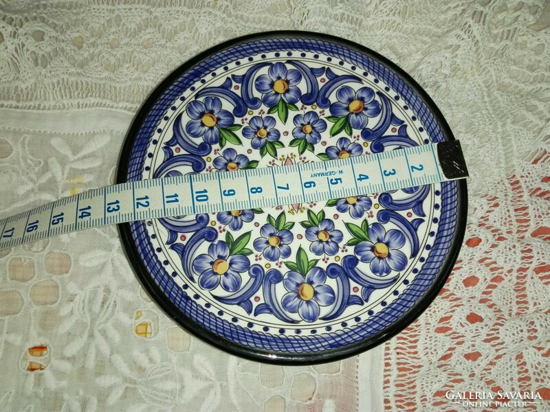 Porcelain, Spanish, mandala small decorative plate.