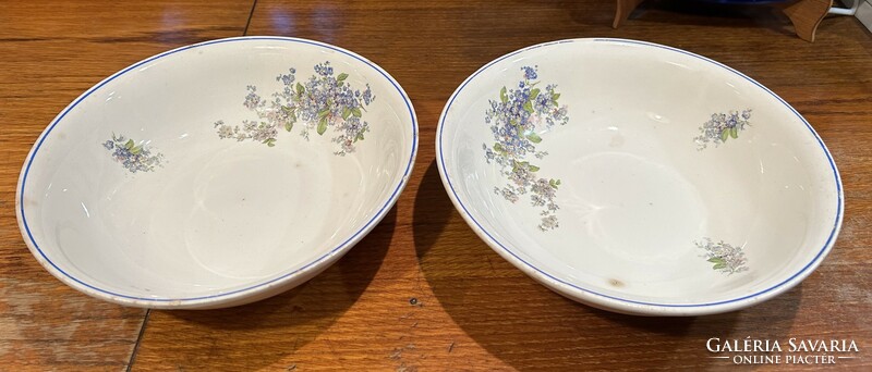Granite, forget-me-not bowls