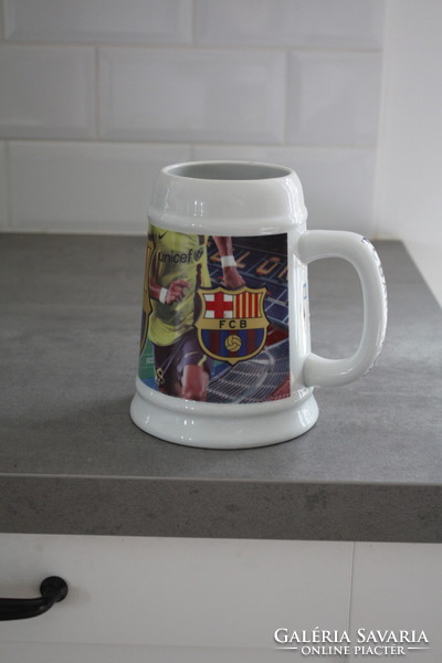 FC Barcelona kerámia söröskorsó -szép, hibátlan állapotban