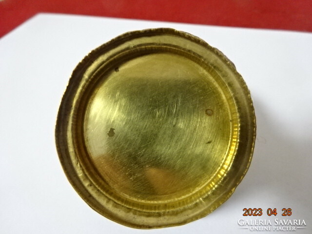 Indian copper jewelry holder, height 5.5 cm. Jokai.