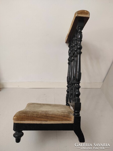 Antique kneeling prayer chair gothic prayer chair hardwood carved Christian furniture 400 7372