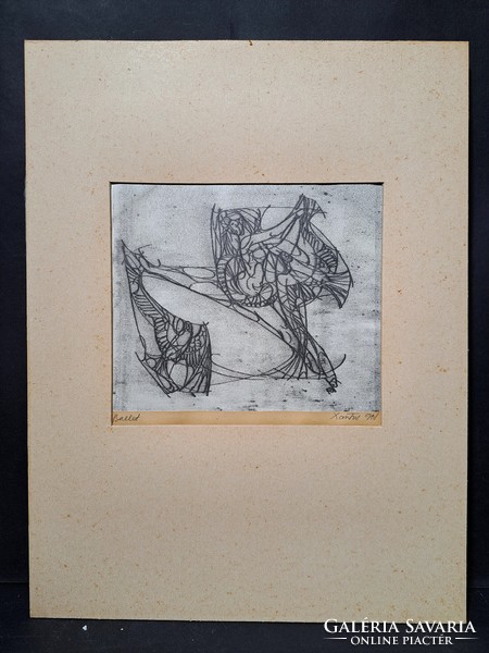 Gyula Xantus: ballet - lithography - ballet