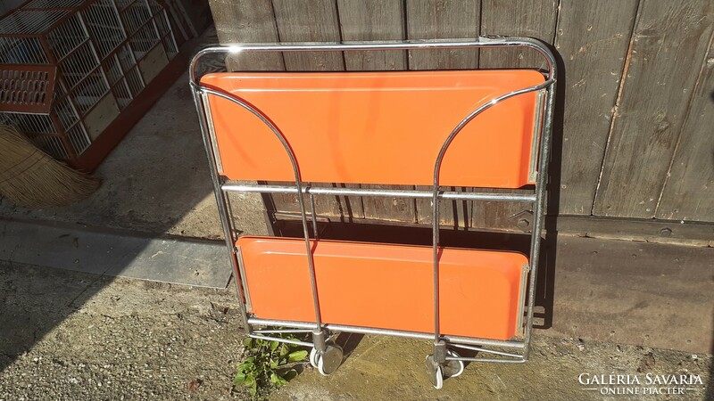 Bremshey rare colored roll-up trolley serving tray