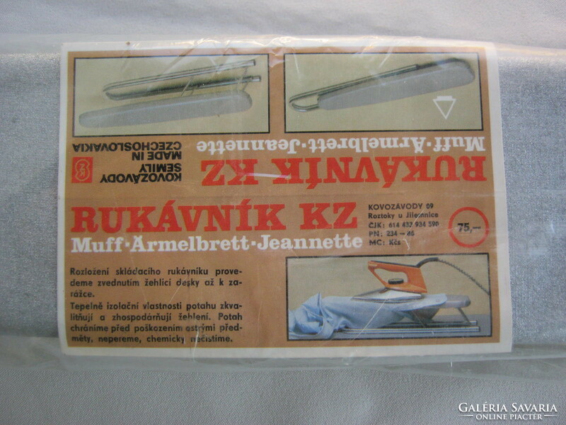 Czechoslovakia never used ironing board shirt sleeve iron
