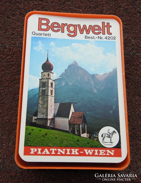 BLUMEN / Bergwelt kártya - retro