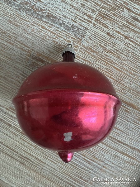 Old glass Christmas tree ornament snail