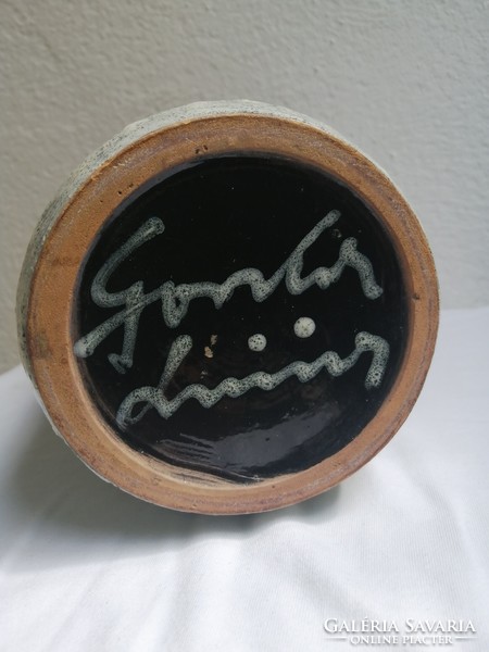 Lívia Gorka ceramic vase (ma: 25.5 cm, d: 10 cm)