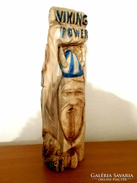 Wood carving.
