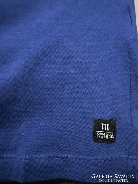 Tom tailor denim men's t-shirt royal blue