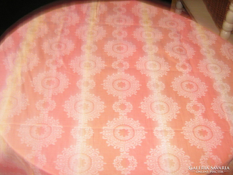 Wonderful colorful huge damask tablecloth