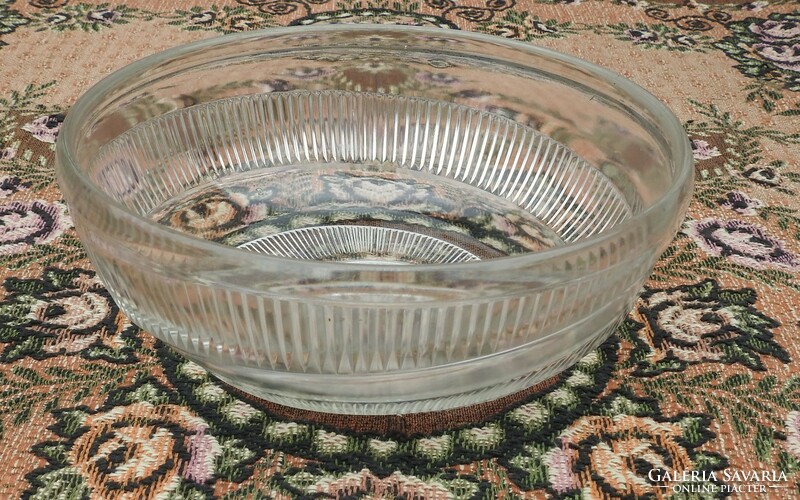 Vintage glass bowl - centerpiece