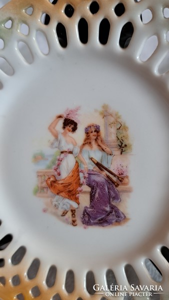 Antique victorian porcelain small plate (l3695)