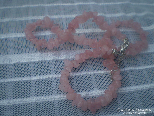 140Ct, 1cm rose quartz necklace at the cheapest price
