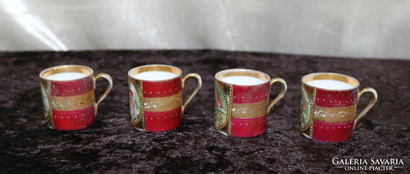 Royal vienna porcelain coffee cup - 4 pieces royal vienna