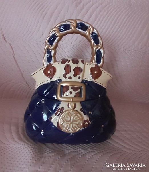 Design handbag ceramic storage, anything holder