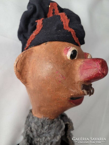 Antique, large hand puppet, puppet toy, circa 1900s, rarity!!!