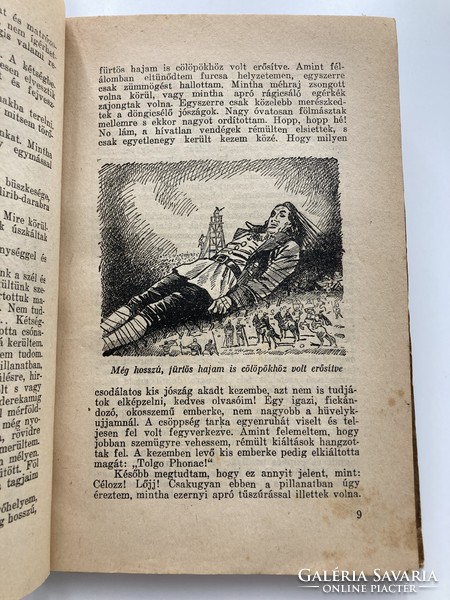 Gulliver utazásai - rajzokkal gazdagon illusztrált antik könyv