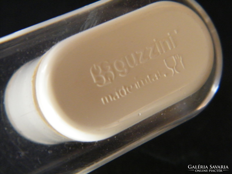 Vintage guzzini design with acrylic serving tweezers