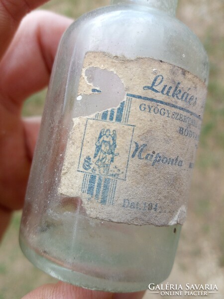 Old, pharmacy label, bottle, 30 ml