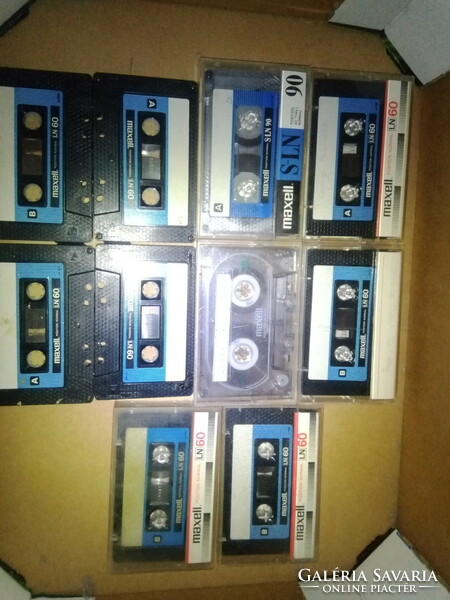 Blue maxell cassettes!