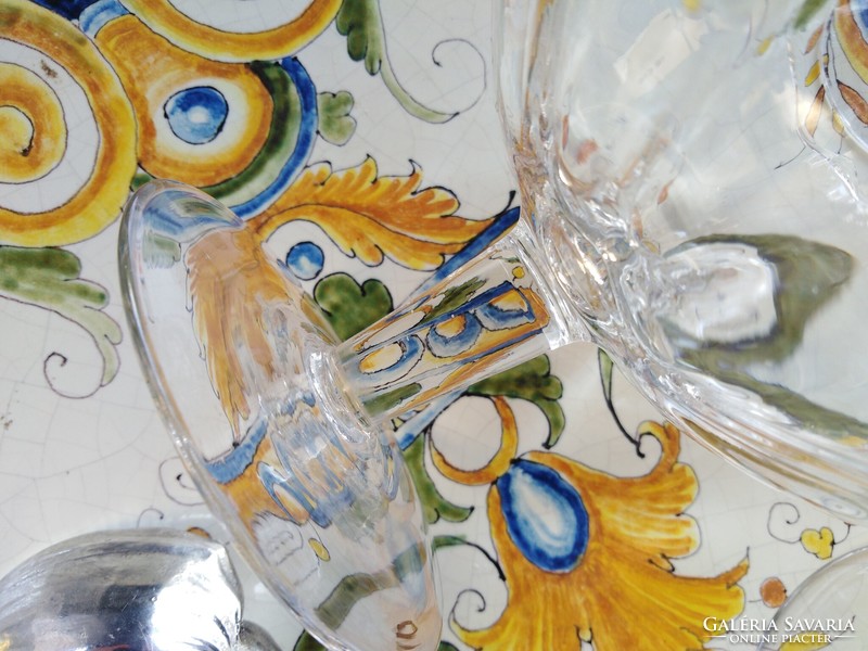 Glass goblet - four pieces