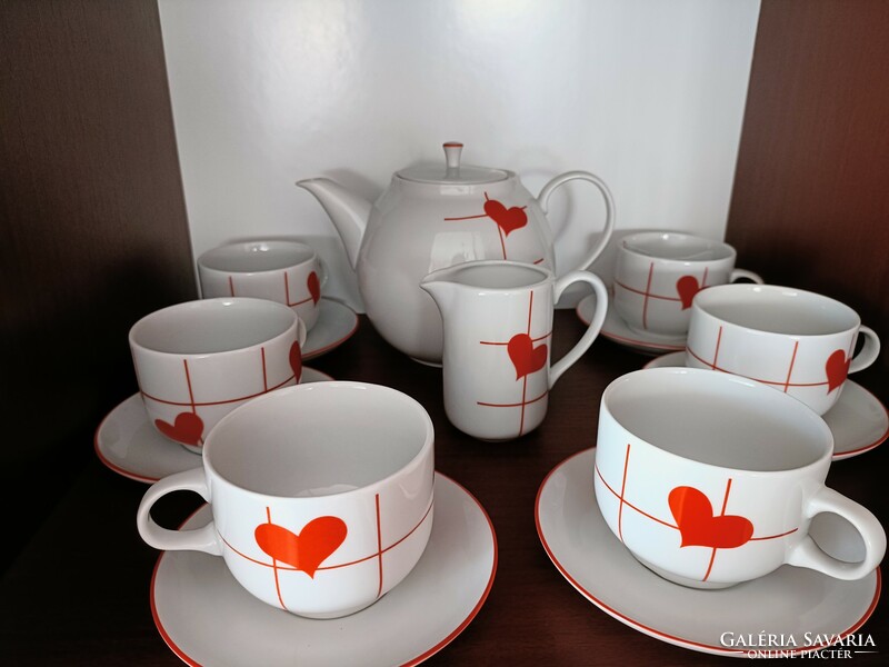 Retro lowland porcelain tea set