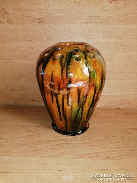 Art ceramic ikebana vase - 16 cm high (10/d)