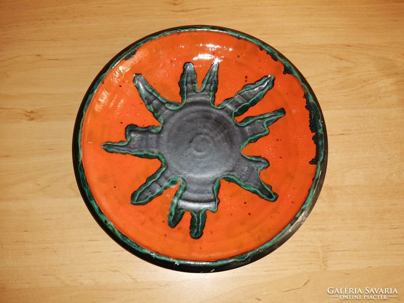 Industrial artist ceramic wall plate 24.5 cm (3p)