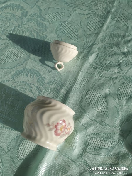 Apulum porcelán reggeliző készlet eladó! Porcelán teáskészlet, kistányér pótlásra