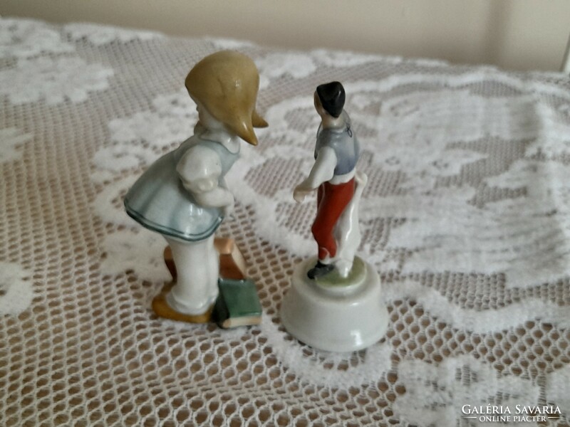 2 Herend rare figurines (damaged)